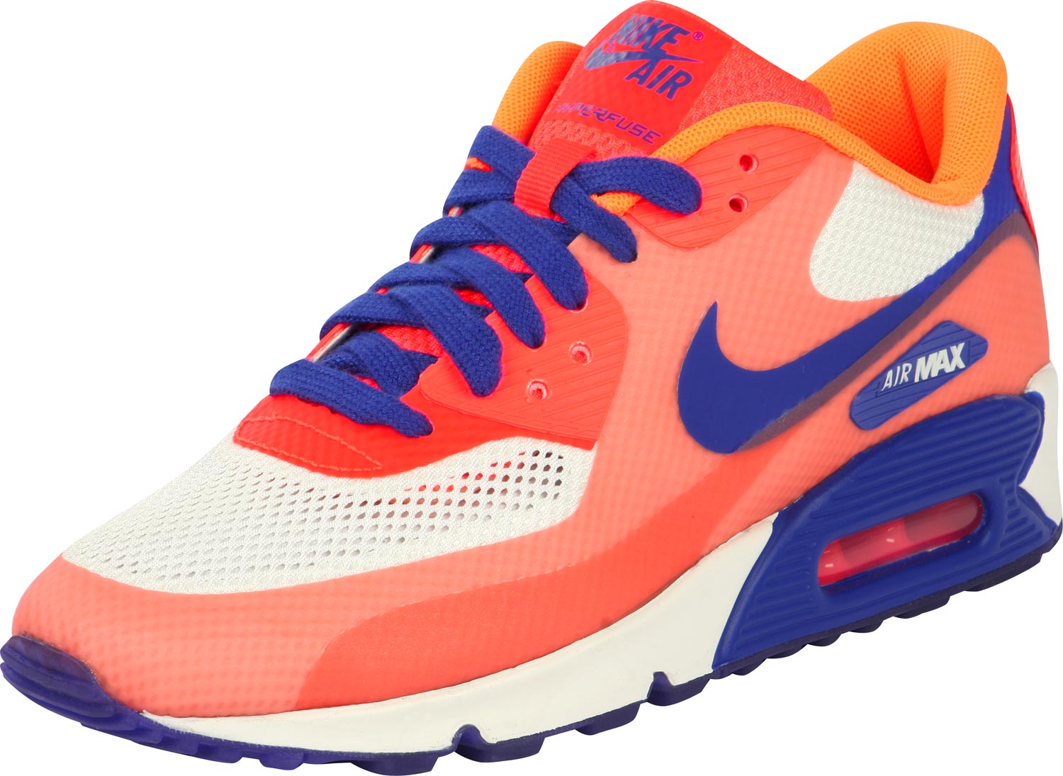 nike air max 90 hyperfuse premium w chaussures, nike air max 90 hyperfuse premium w schuhe blue citrus 1510 zoom 0